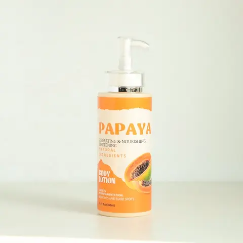 High Quality Wholesale Organic Papaya Body Moisturizing Nourishing Whitening Papaya Body Lotion