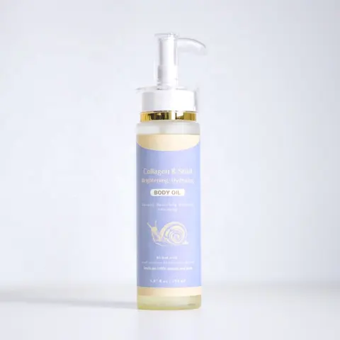 Snail Extract Oil Whitening Moisturizing Organic Collagen Body Oil For Massage Spa