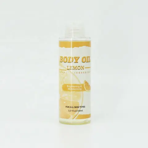 lemon body oil Whitening Massage Oil natural vitamin C oil whitening skincare set body care for skin