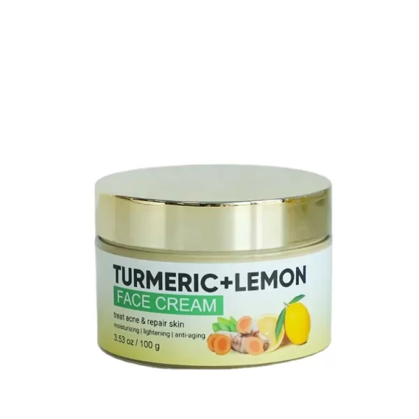 wholesale Anti Acne Whitening Face Care Hydrating Turmeric Lemon Face Cream care beauty skincare for women korean cosmetics