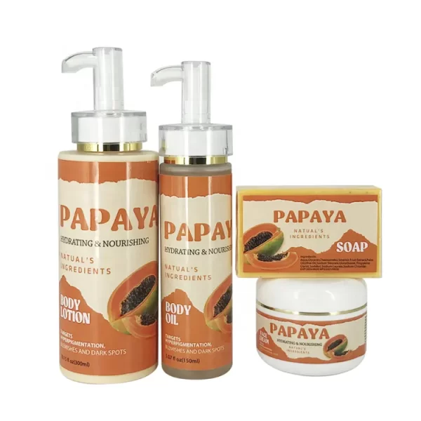 Gluta Kojic Acid Whitening Set Kojic Acid Skin Care Papaya Bleaching set